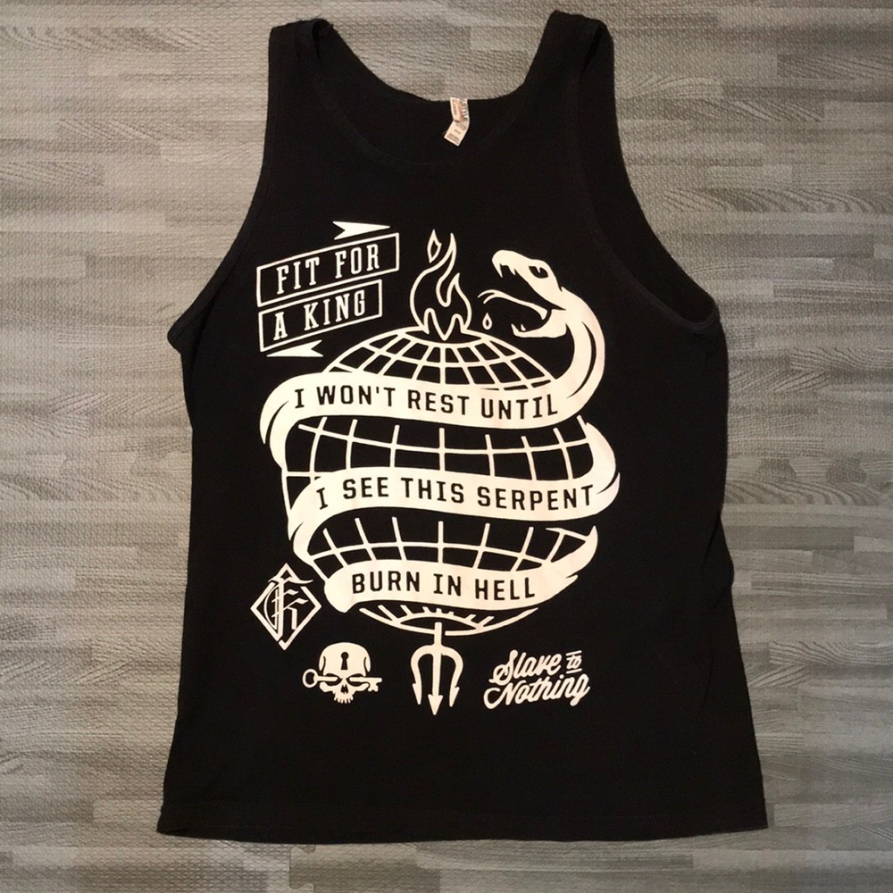 Fit For a King Tank Top Medium